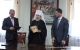 В праздничный день также состоялась торжественная церемония подписания соглашения о сотрудничестве в восстановлении зданий Спасского женского монастыря.