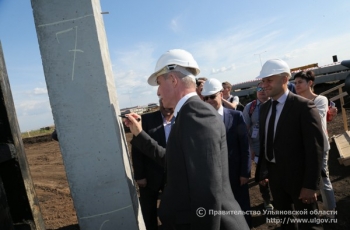 В особой экономической зоне Ульяновской области начато строительство индустриального парка