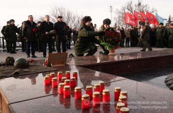 В Ульяновской области почтили память воинов-участников Сталинградской битвы