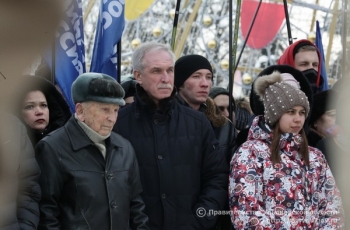 Митинг в честь 75-летия победы в Сталинградской битве