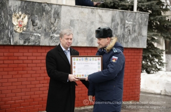 Алексей Русских посетил Ульяновское гвардейское суворовское военное училище