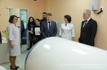 Осмотр Губернатором Сергеем Морозовым  ремонта отделений областного центра профессиональной патологии  имени В.М. Максимчука