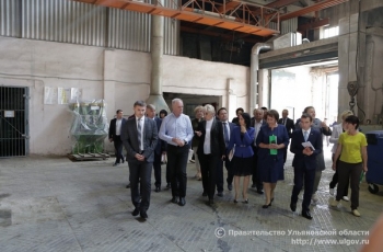 12 июля Губернатор Сергей Морозов посетил заводе «Контактор»  в рамках рабочей поездки в  Вешкаймский район