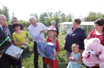 12 июля Губернатор встретился с жителями села Чуфарово Сергеем и Александрой Иванченковыми.
