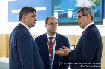Делегация Ульяновской области работает на Петербургском международном экономическом форуме.