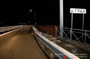 В Майнском районе отремонтирован мост через реку Гуща