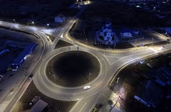 В Инзе завершена реконструкция кольцевой развязки по нацпроекту «Безопасные и качественные автомобильные дороги»