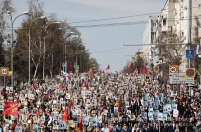 Более 75 тысяч человек приняли участие во Всероссийской акции «Бессмертный полк» в Ульяновске