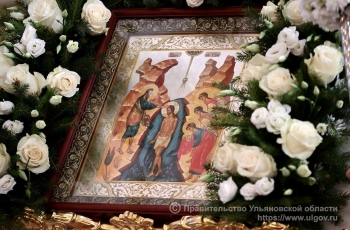 Православные жители Ульяновской области встретили Крещение Господне